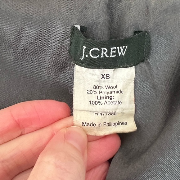 Vintage J. Crew fitted herringbone blazer Alabama Crimson Tide vibe - Picture 12 of 13